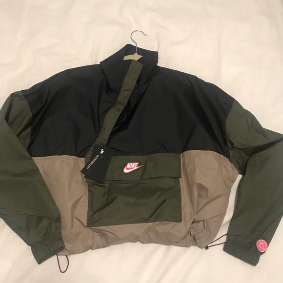 Nike Jackets & Blazers - Nike Windbreaker Jacket Green Pink Black NWT Small